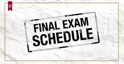 University of Petra Summer 20182019 Final Exam Schedule